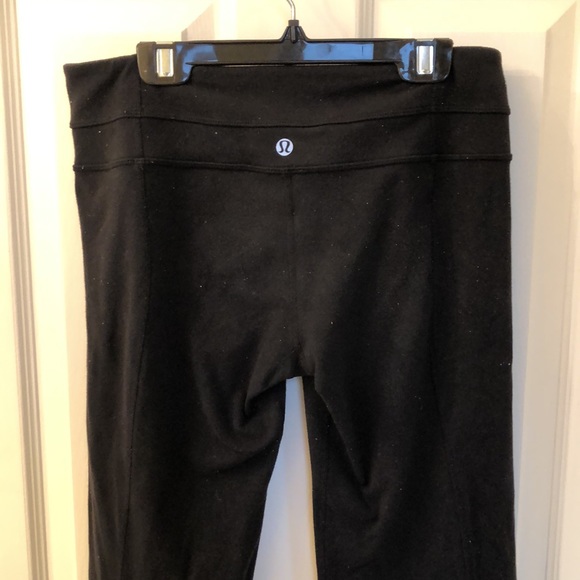 Lululemon 3/4 Leg Black leggings ~ W’s size 6 - Picture 2 of 8